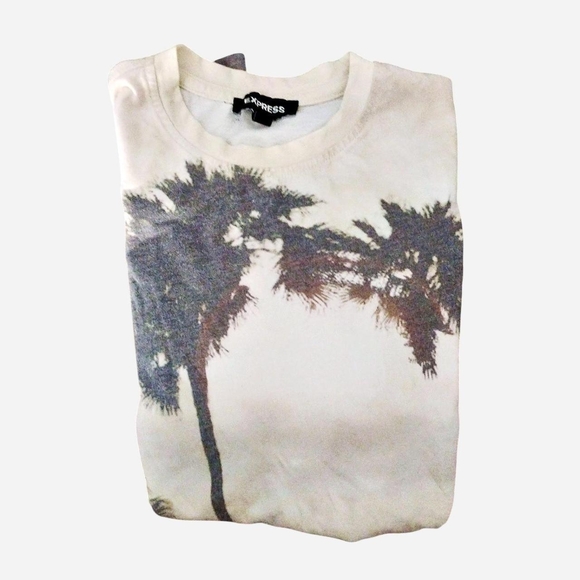 Express Men's Palm Tree Tee - Picture 6 of 6
